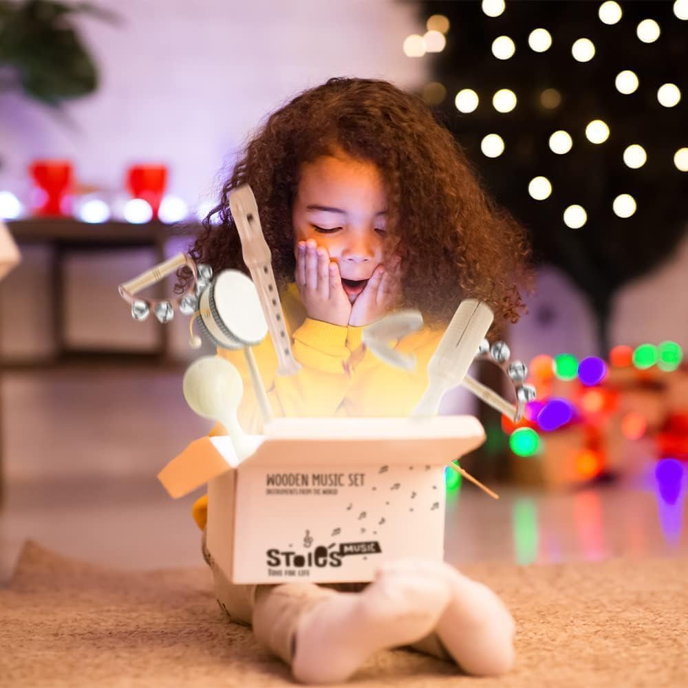 STOIE'S Wooden Toddler Musical Instruments for Kids Ages 5-9 Montessori Baby Musical Instruments for Toddlers 3-5 Kids Musical Instruments Toys Music - Image 5