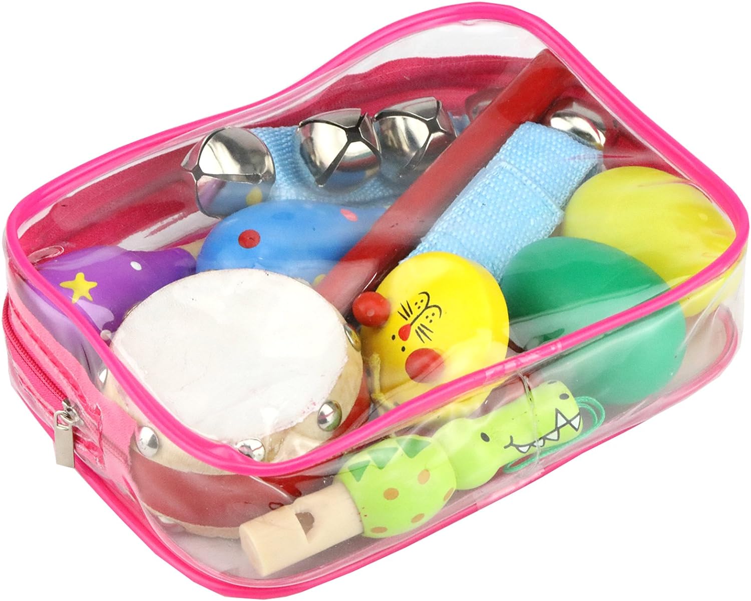 Toddler Musical Instruments, 9PCS Wooden Percussion Musical Instruments Toy Set for Kids Toddlers Preschool Educational Music Toys for Boys and Girls - Image 7